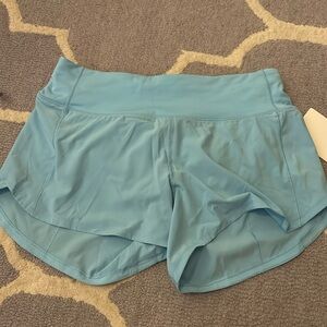 light blue speed ups lululemon - 4 inch